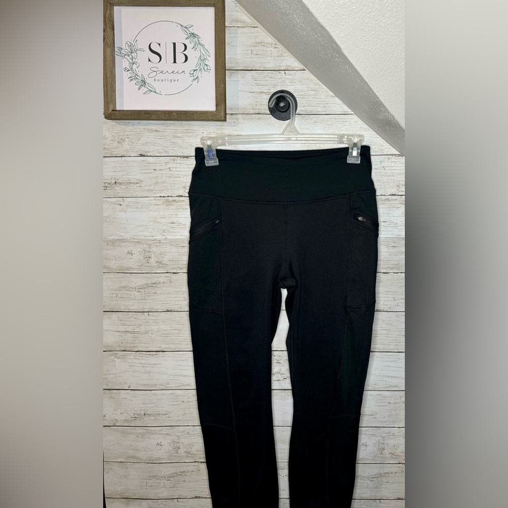 FINAL DROP! Black active life workout leggings size large.